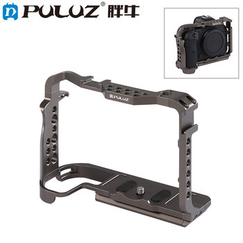 Puluz Fat Cow Cage Frame for Canon Eos R5/R6/M50 Mirrorless and Dslr Cameras Expansion Accessories