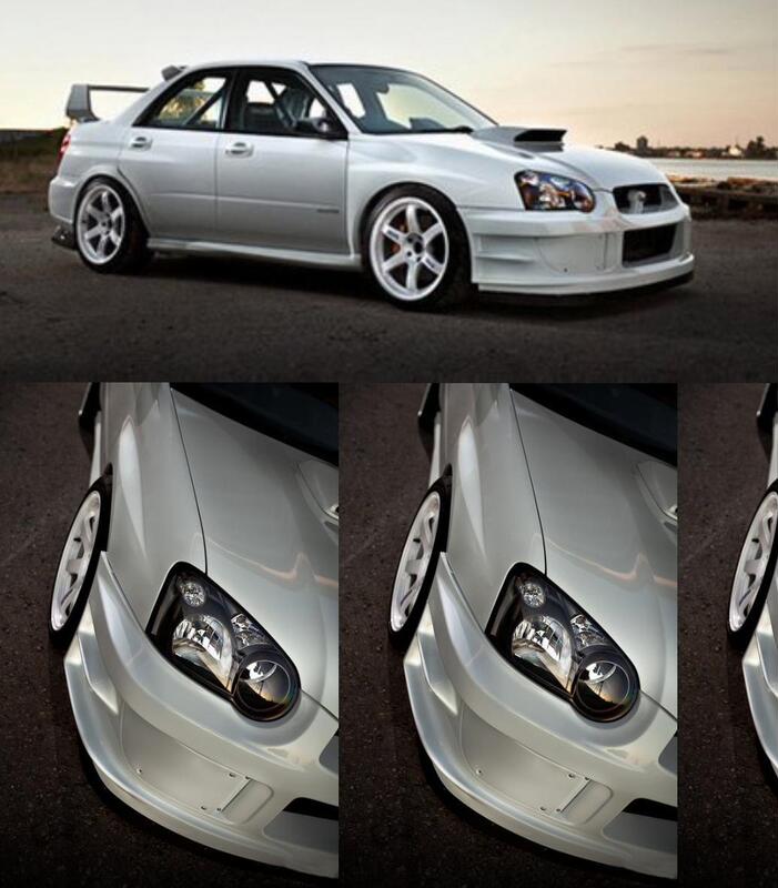 8Th Generation Impreza Wrx/Sti Modified Wrc-Style Wide Body Front Bumper/Rear Bumper/Full Body Kit