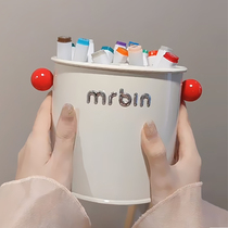 Mrbin barrel barrel stationery pen brush brush brush brush brush tea table contain box asphalt chopstick cage