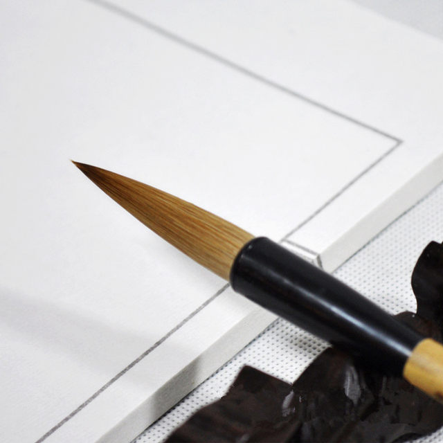 Shanghai Zhou Huchen writing brush authentic Zhao Puchu uses pen wolf hair regular script calligraphy student regular script adult beginners