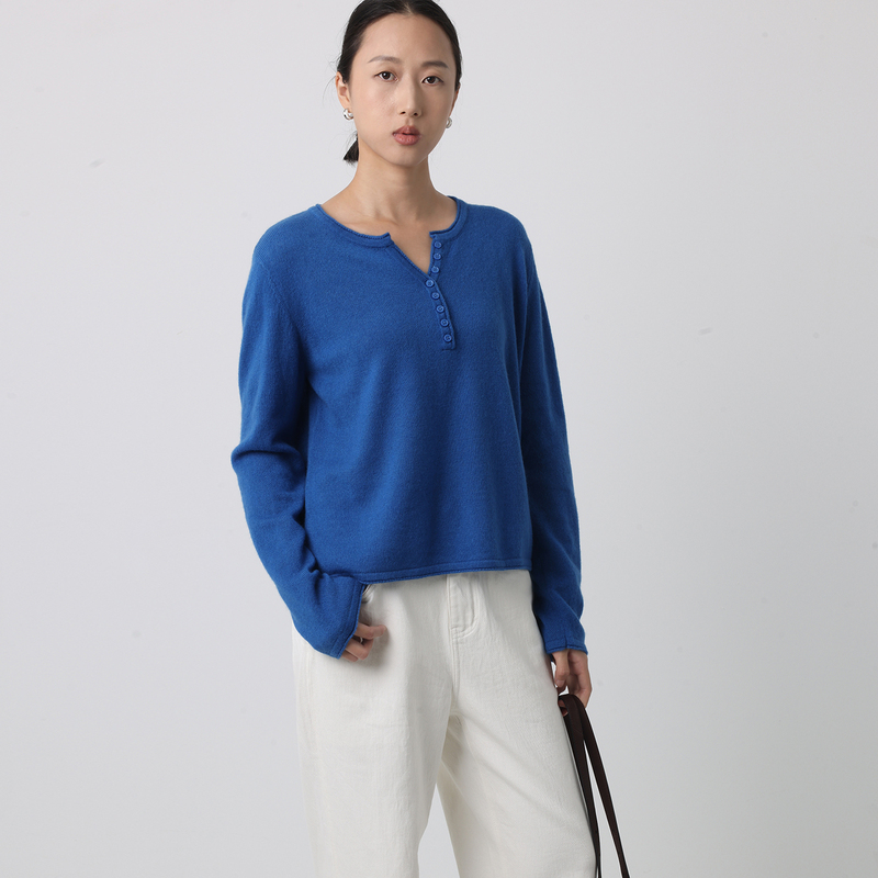 Little Q's New Model【Cloud Sweater】Sheep Wool Knit Sweater for Women, Autumn Casual Top, Stylish Short Sweater