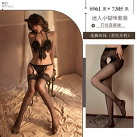 Free Set Cat Girl (включая носки)+открытые промежности чулки