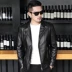 Hained leather leather new top layer leather nam mùa thu áo khoác trẻ trung đoạn ngắn Quần áo đẹp trai đi xe máy - Quần áo lông thú áo khoác da nam Quần áo lông thú