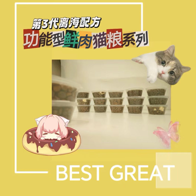 【Cat Food】Functional Fresh Meat Cat Food