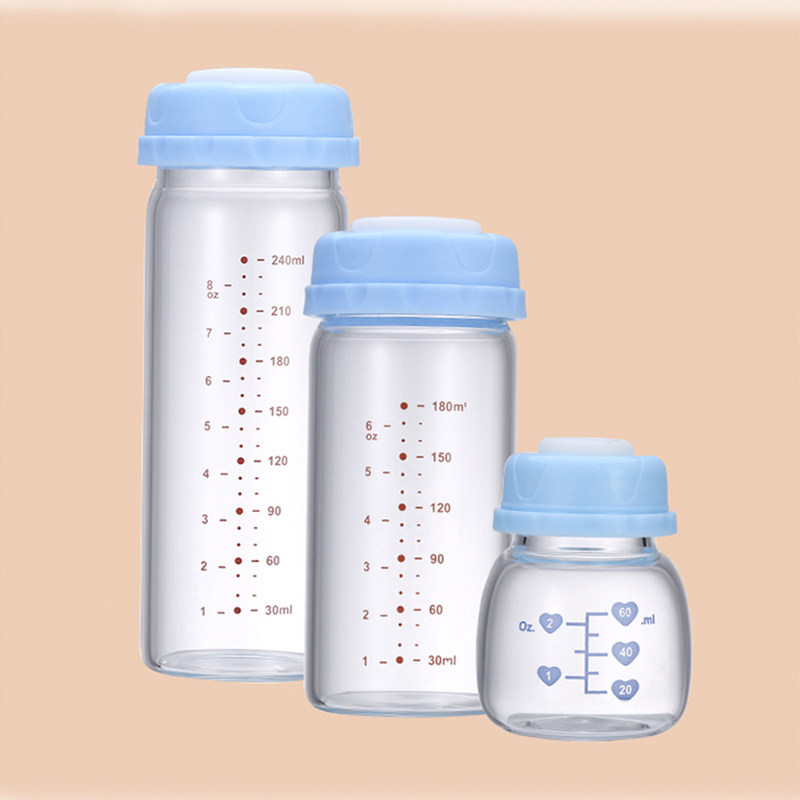 Glass water cup with lid for small bubbles dedicated to drinking traditional Chinese medicine portable children's small mini scale measuring cup milk bottle cup