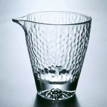 LaFlower Cup Milk Vat Pointed Mini not with shank transparent transparent Milk Cup Glass Coffee Liquid Milk Tank Drainage Special