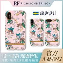 Richmond Finch applies RF Apple iPhones eXSMAX pink tiger XS mobile phone shell XR upscale X-woman