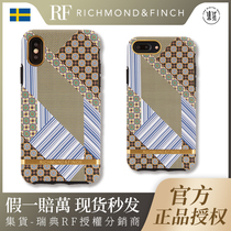 RF mobile phone shell Richmond Finch applies XR Apple iPhone Art Gprint Geometric Niche high-end men