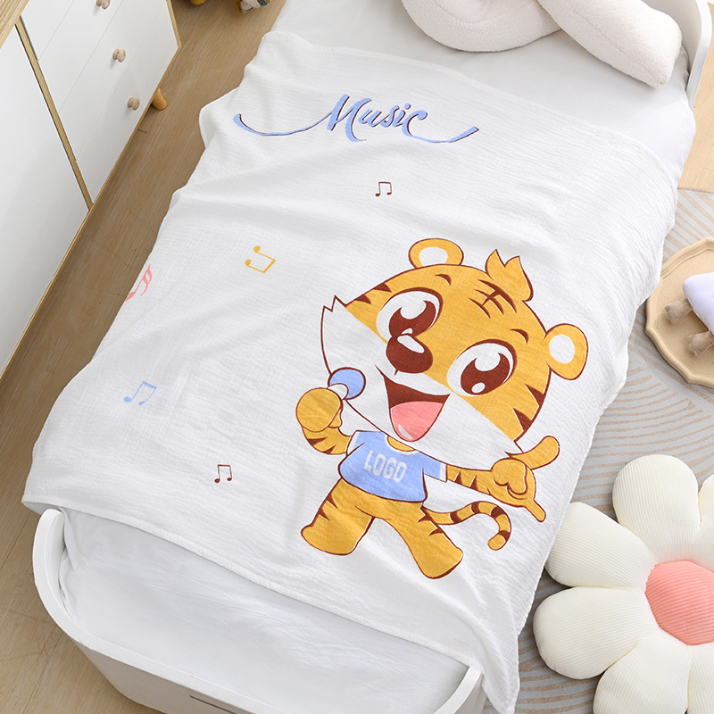 Bag Single baby Summer thin section newborn wrap in pure cotton preliminary baby bag Produced Room Gauze Cute Printed Cotton Candy