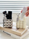 High-value ceramic makeup brush storage barrel brush bucket storage rack desktop storage box dressing table cosmetic pen barrel