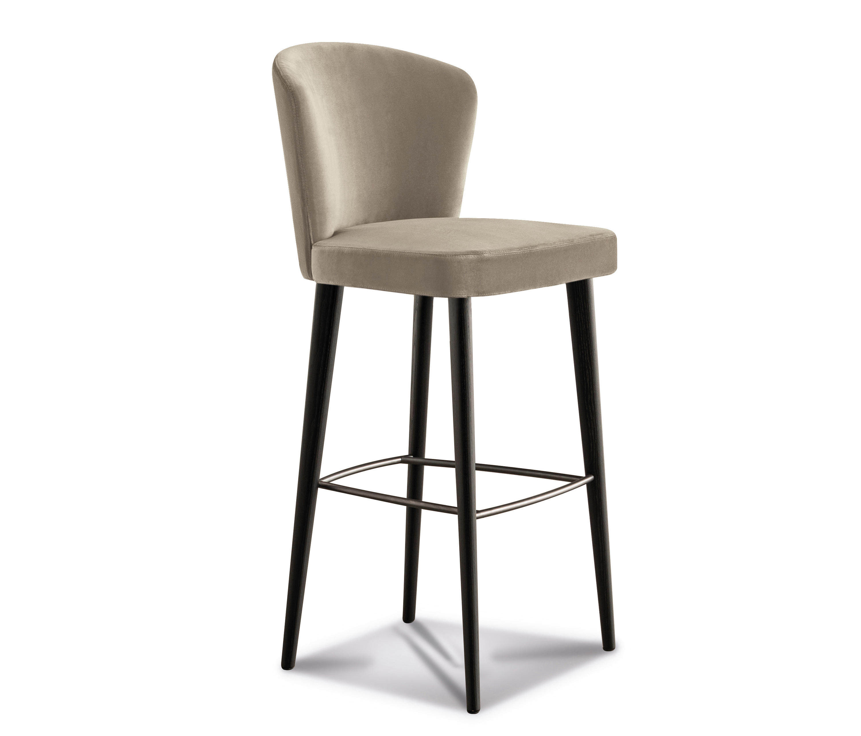 Modern simple bar chair high stool designer solid wood bar bar chair Creative cafe high back chair customization