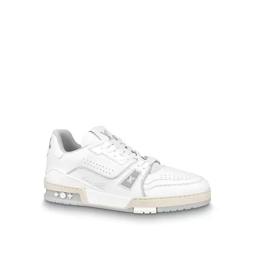 Louis Vuitton Louis Vuitton LV Trainer White Cement Мужские и женские повседневные туфли
