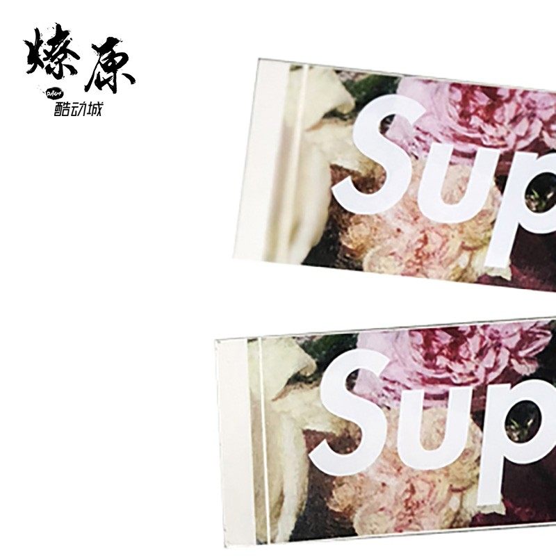 Supreme PCL Box Logo Stickers 13SS Big Flower Sticker Flower