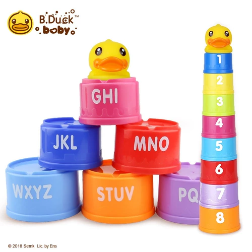 B.Duck B.Duck, дженга, интеллектуальная игрушка, башенка, раннее развитие