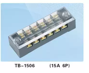 Factory direct tb-1506 terminal block wiring 15a6 bit TB1506 15A terminal block