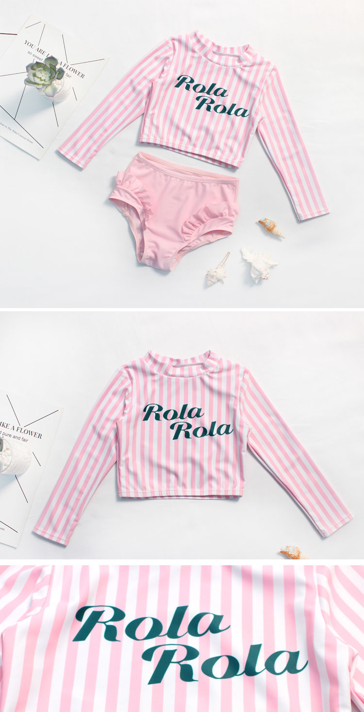 Đồ bơi trẻ em Hàn Quốc cho bé gái dễ thương chia tay suối nước nóng - Bộ đồ bơi của Kid đồ bơi cho trẻ sơ sinh