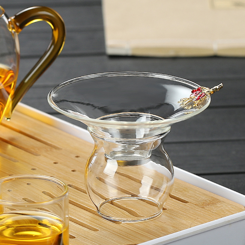 Glass Tea Leak Tea Consideration Creative Home Filter Fair Cup Suit Kongfu Tea Accessories Filter Tea