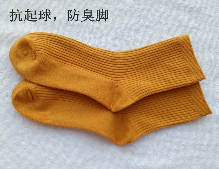 Mùa thu và mùa đông cổ điển rắn màu cotton bơm vớ vớ cơ bản phụ nữ cotton đôi kim trong vớ tuần ống tất đẹp