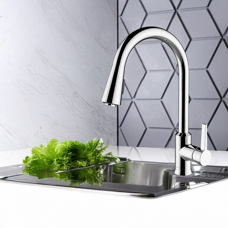 Kohler Faucet Kitchen Pull-Out Hot and Cold Rotatable Sink Kitchen Faucet Taoli 21366T/21368T