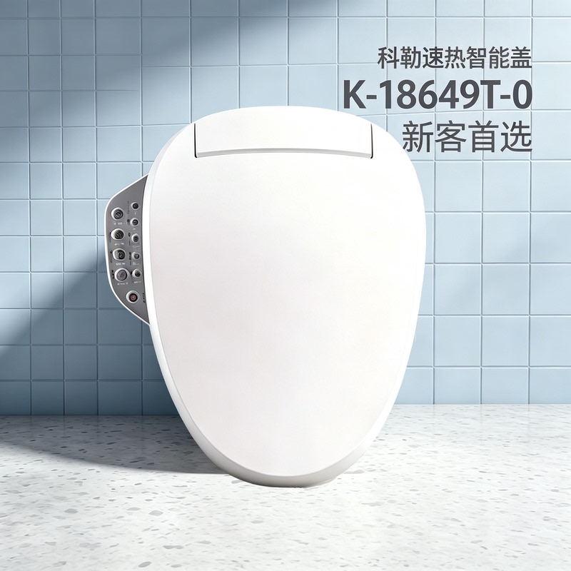 Kohler Smart Toilet Seat Cover Qingshubao C3-510 Smart Toilet Seat with Heating, Sterilization, and Instant Heating 18649t