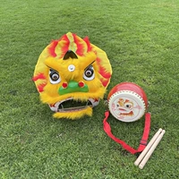 6 -INCH Yellow Lion+церковный барабан+изысканный хвост