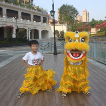 Classic childrens dance lion wool lion kindergarten performance props plastic lion dance lion dance lion dance lion