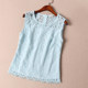 Eyelash Lace Vest Top Hollow Loose Bottoming Top