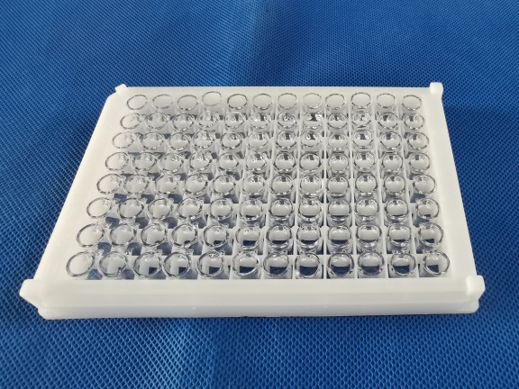 2018 enzyme javelometer with ultraviolet transparent quartz glass micro-pore 96 pore plate quartz enzyme label plate quartz processing instrument
