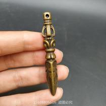 Antique bronze wares bronze carvings antique miscellaneous collections antique Tibetan vajra instruments arrows retro copper pendants pendants