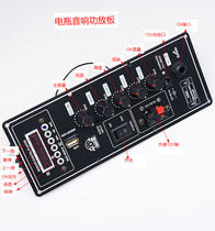 12V220V Bluetooth radio plug-in card microphone amplifier board 6 inch 8 inch 10 inch home speaker motherboard