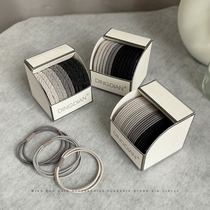 Japanese high ponytail rubber band high elasticity and durable hair rope hair tie for women to tie their hair without hurting the hair rope leather sheath headgear