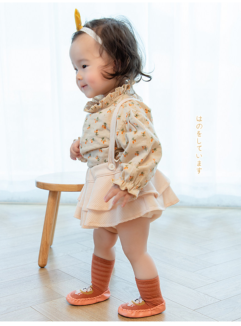婴儿鞋子0一6月春夏网眼薄款室内防滑学步鞋夏季鞋袜宝宝地板袜鞋 — 7