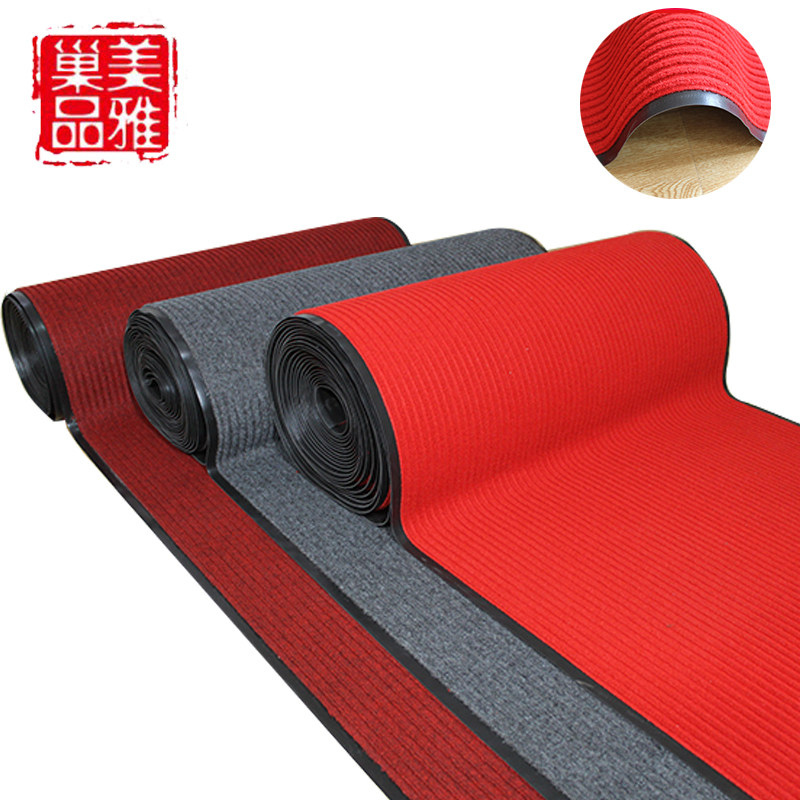 Corridor carpet floor mat door mat aisle can be cut simple modern home entrance whole roll non-slip kitchen thickened mat