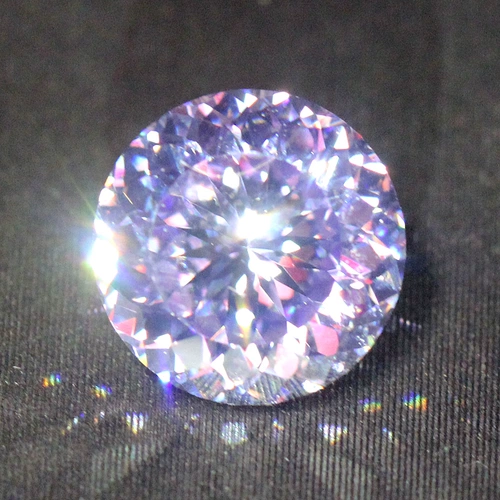 Круглое звездное небо, сиреневое бриллиантовое обручальное кольцо, драгоценный камень для кольца, кольцо с камнем, ожерелье, инкрустация камня