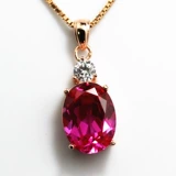Турмалиновая подвеска, золотая инкрустация камня, серебро 925 пробы, 18 карат, розовое золото, с драгоценным камнем