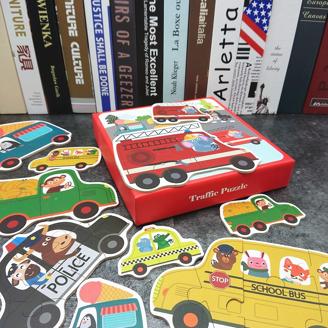 Children early education Puzzle Toys Paper Large Pieces Jigsaw Puzzle 1-2-3 Year Old Female Baby Animal Cognition Jigsaw Boy-Taobao