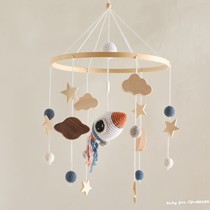 Crib electric rotatable music box bed Suzuki bracket pendant accessories newborn baby soothing toys