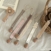 Korean ins baby products baby bite anti-drop chain pacifier clip baby pacifier chain baby pacifier