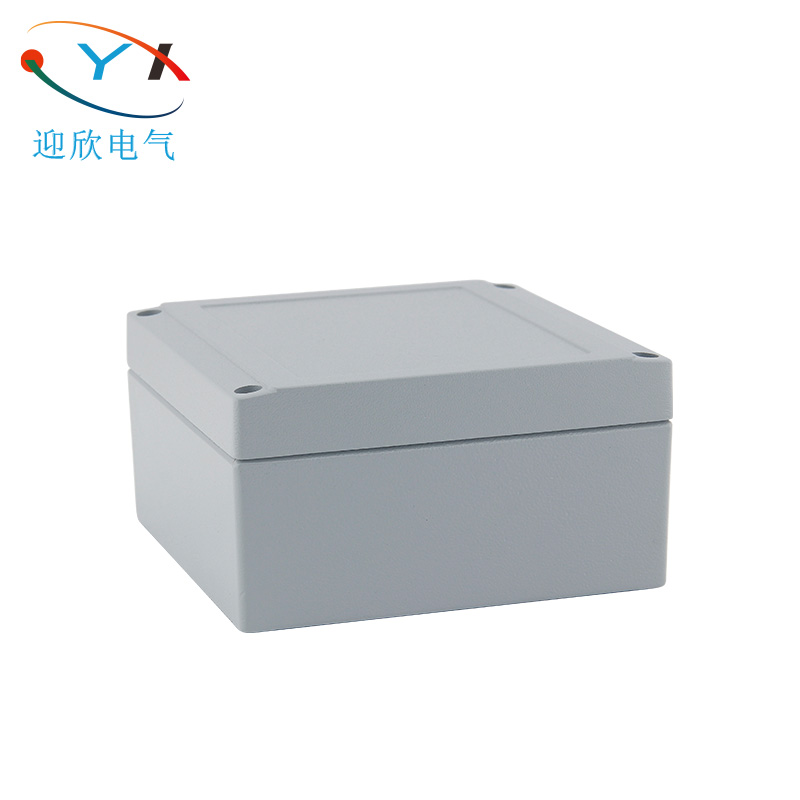 100 * 100 * 60mm square cast aluminium waterproof junction box WIRE HOUSING OUTDOOR POWER WIRING BOX