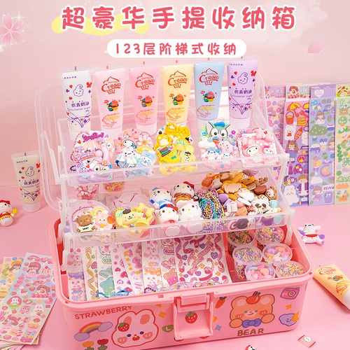 Кремовый картхолдер, комплект, чехол для телефона, детская игрушка ручной работы, заколка для волос, «сделай сам», полный комплект