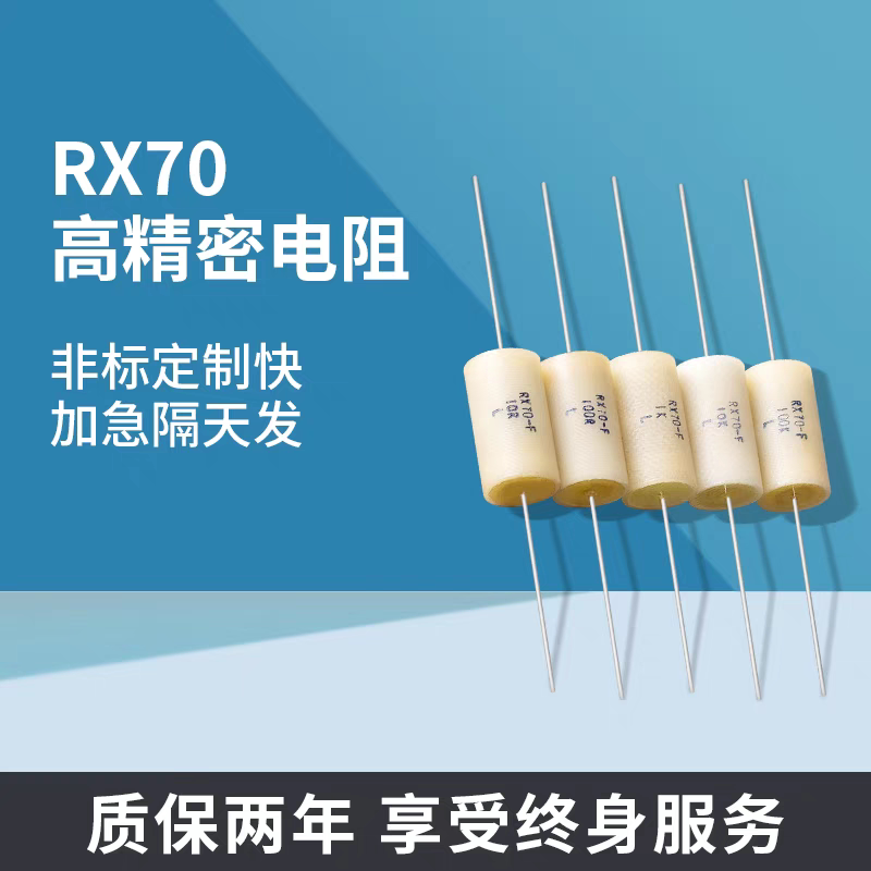 RX70-E high-precision low-temperature drift precision sampling current limiting resistor 0.25W0.5W1W250R Euro 0.01%