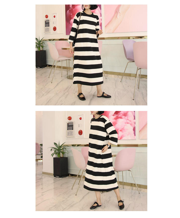 Váy ngủ dài tay nữ mùa xuân và mùa thu cotton dài Phần phiên bản Hàn Quốc XL lỏng học sinh có thể mặc đồ ngủ mùa đông phục vụ tại nhà váy ngủ cao cấp