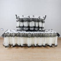 Korean version of the princess coffee table cover towel cover cloth TV cabinet dust cover TV set set tablecloth custom