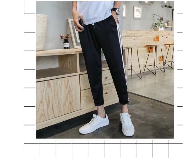 Mùa hè 2019 quần âu nam quần lửng công sở chống mặc và bẩn công nhân giá rẻ làm việc để làm việc quần dài mỏng - Quần Harem quần thể thao
