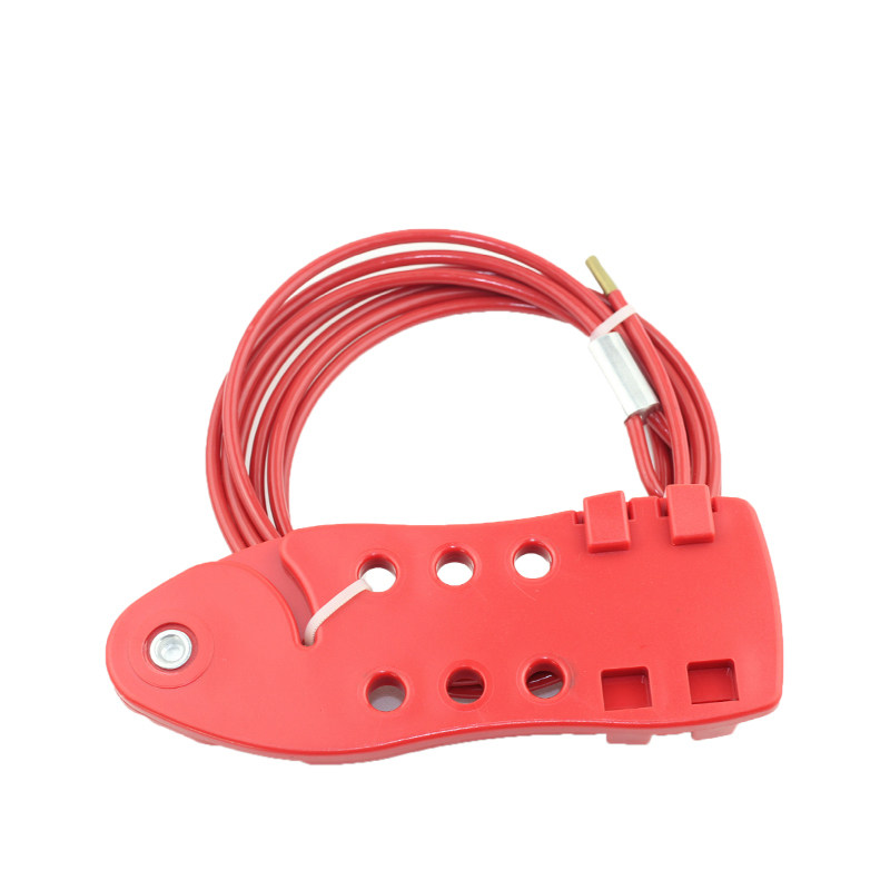 Van cable insulated fish cable lock 66.03 million insulated steel cable lock Fish shape lock