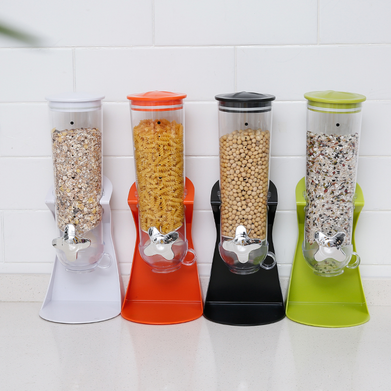 業務用シリアルマシン 雑多な保存瓶 キッチン穀物 シリアルディスペンサー ドライフルーツ スナック瓶 保存箱 キャンディボックス 家庭用