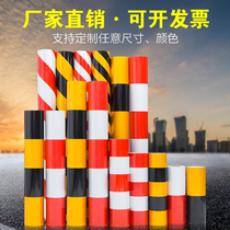 Telephone pole reflective film power red white black and yellow warning stickers Road traffic pillar stickers with reflective stickers