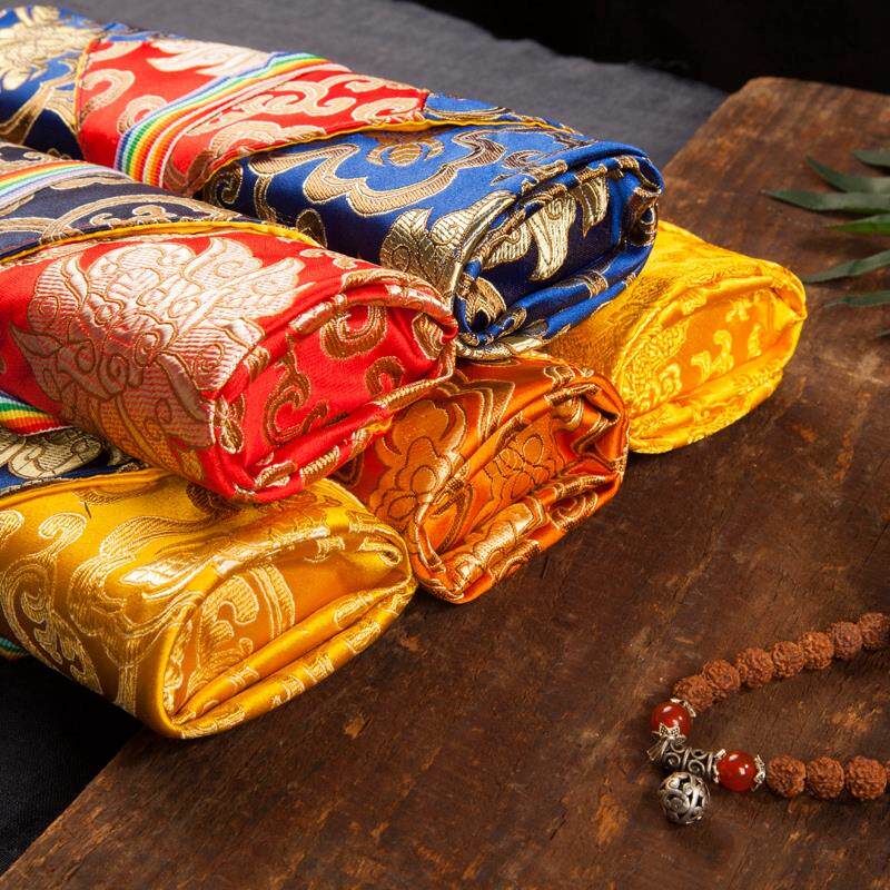 Book cloth bag cover warp cloth method Baobao warp cloth warp book bag large number knot High-end Thickened Double Layer