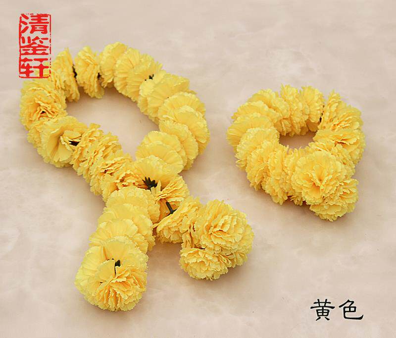 Thai Buddha card dedicated to all four sides Buddhist butterfly with handmade seven-coloured chicken egg flower ring