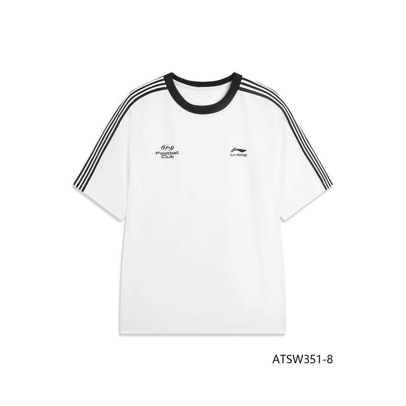 Li Ning Ice Fan Style Quick-Dry Couple's T-Shirt for Men and Women, Ice-Feel Sports Cool Breathable Loose Short Sleeve Atsw351